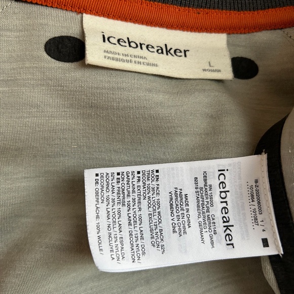 Icebreaker City Label Cool-Lite™ Merino Bomber Jacket - Picture 4 of 4